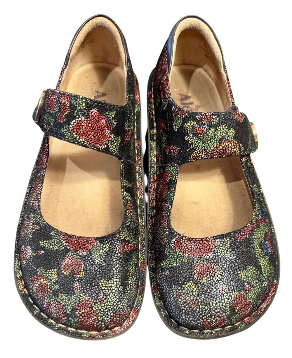 Alegria Mary Jane Shoes Winter Garden Sz 6 Eu 36 Comfort Boho